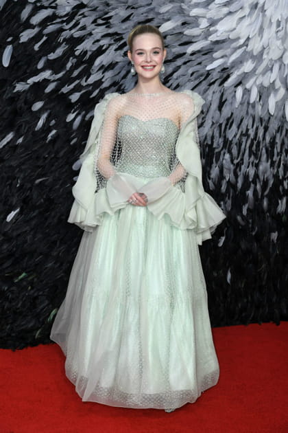 Elle Fanning en robe princesse