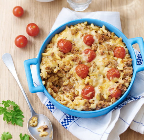 Gratin aux coquillettes du dimanche soir