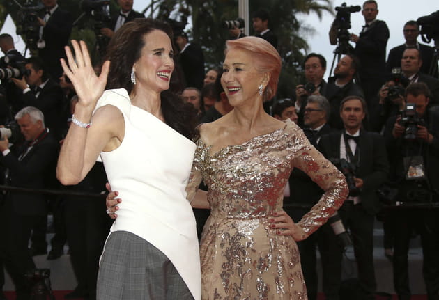 Andie MacDowell et Helen Mirren &agrave; l'avant-premi&egrave;re du film de Claude Lelouch