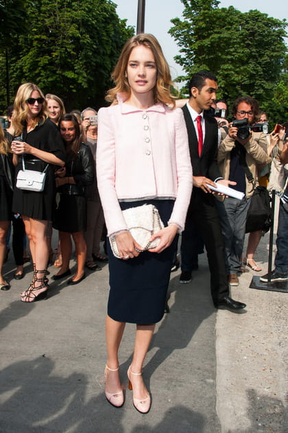 Natalia Vodianova en veste Chanel