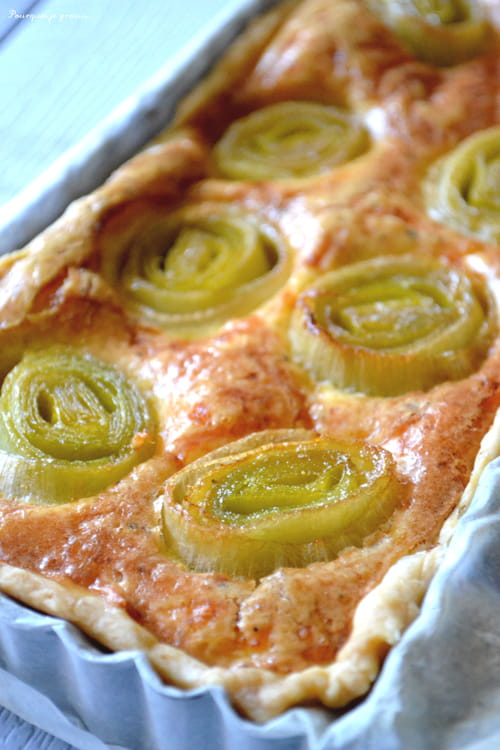 Quiche aux poireaux 100% maison