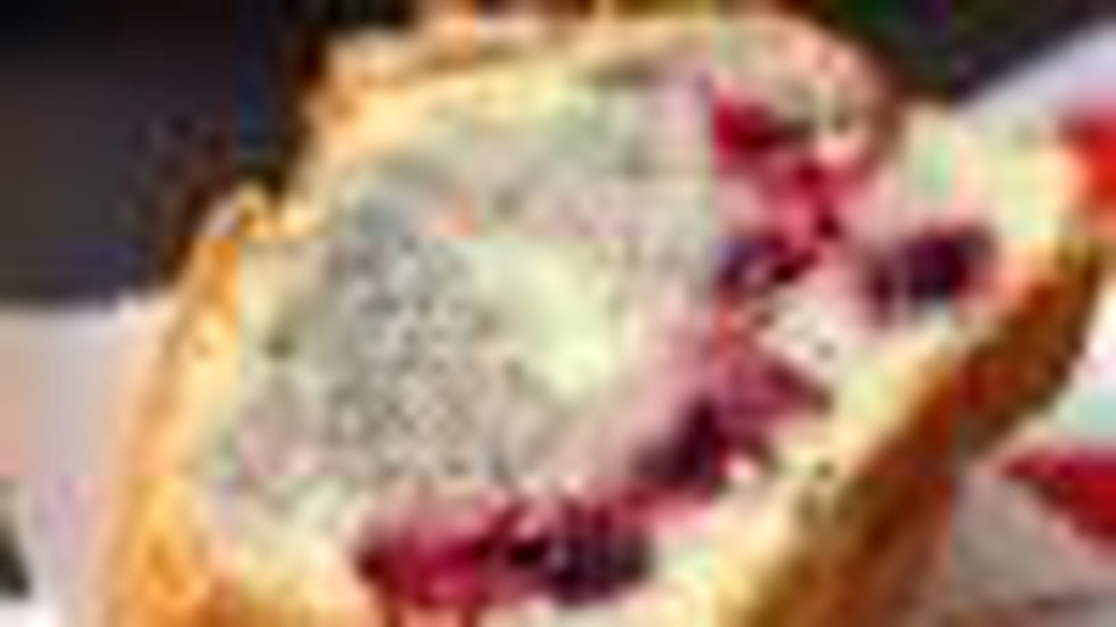 Cake aux fruits rouges