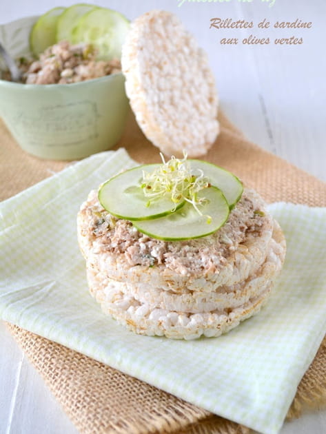 Rillettes de sardine aux olives vertes