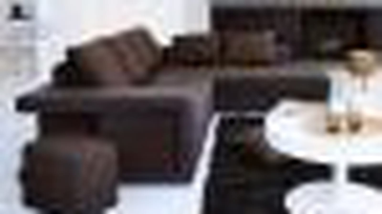 Salon d'angle Twice avec poufs de Fly