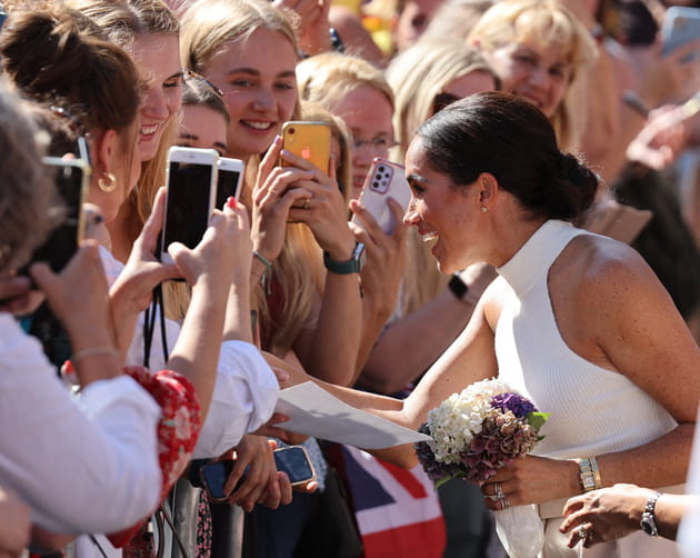 Meghan acclam&eacute;e