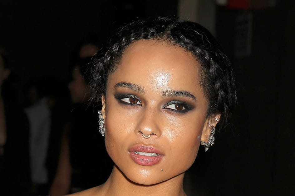 La couronne tress&eacute;e de Zo&euml; Kravitz