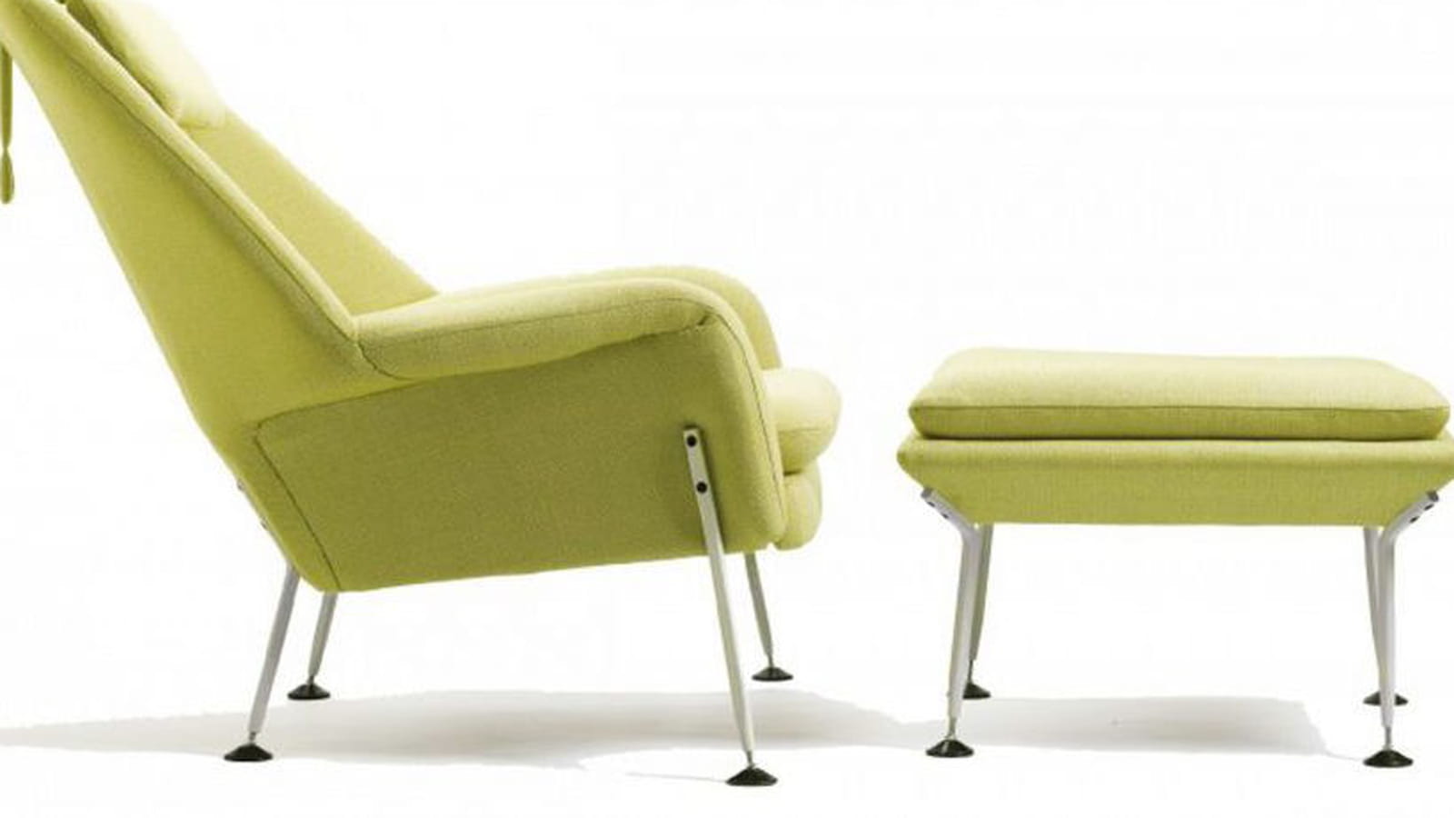 Fauteuil et ottoman contemporains