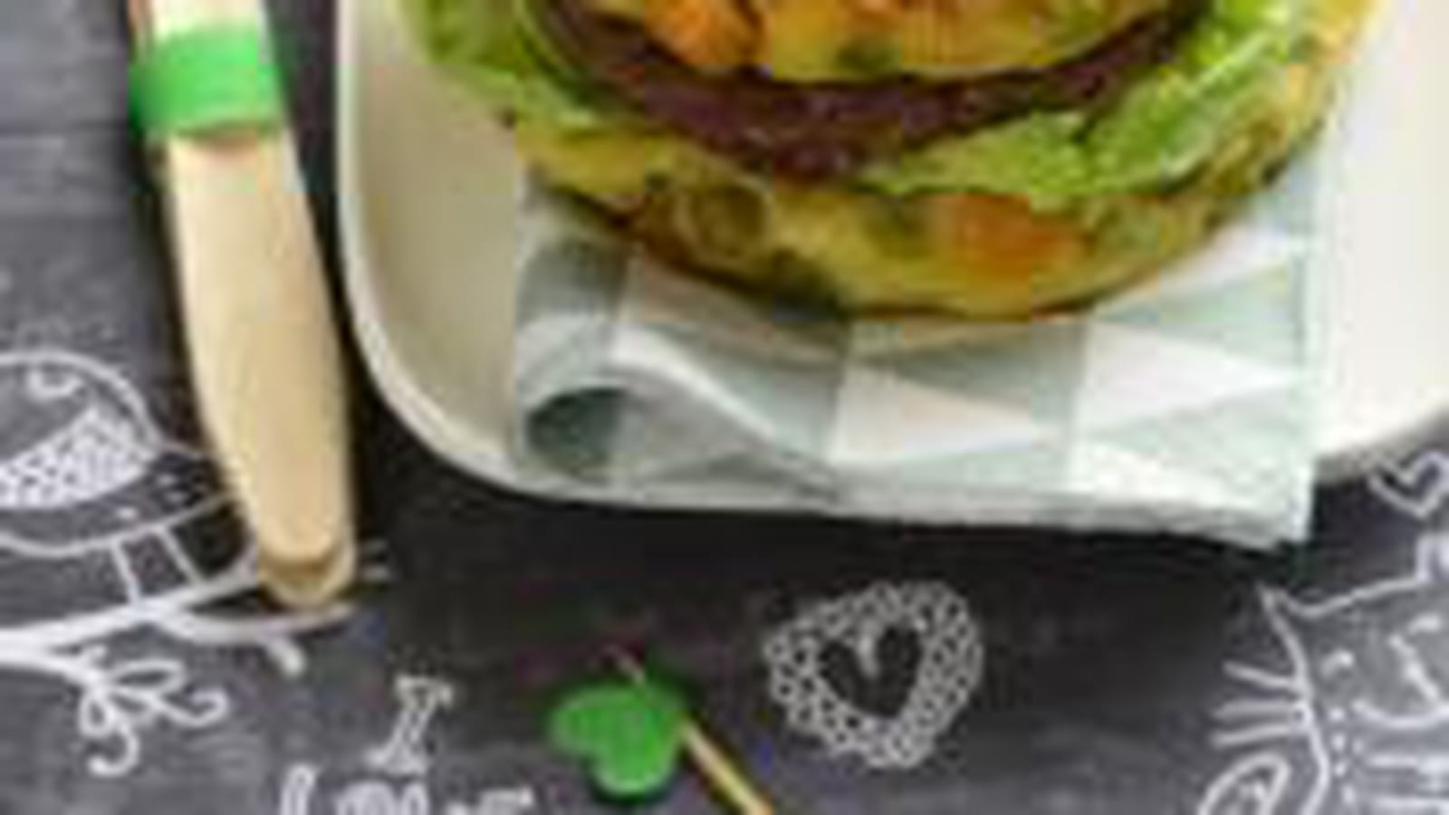 Burger aux légumes d'aucy