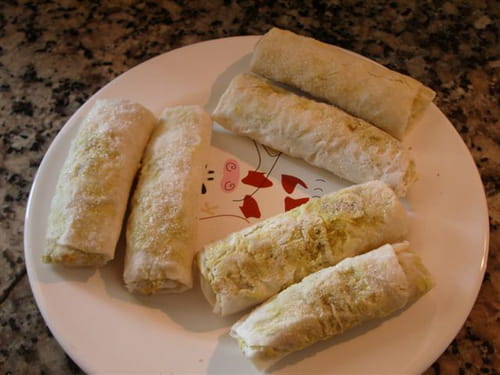 Briouats de poisson