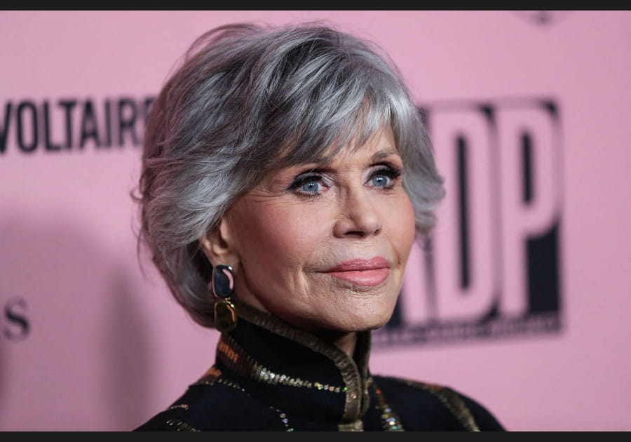 La chevelure grise de Jane Fonda
