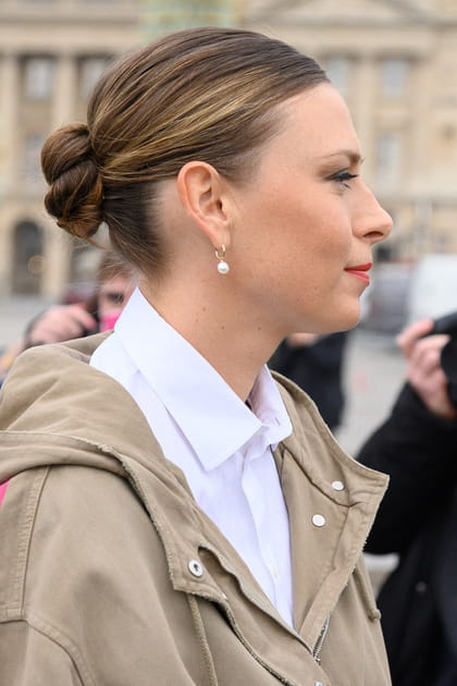 Le chignon tir&eacute; de Maria Sharapova