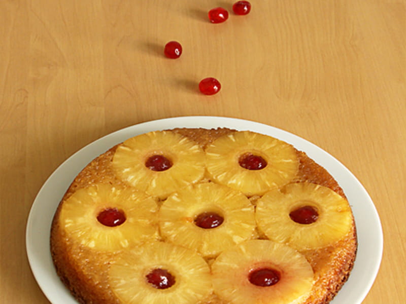 Recette De Gateau Renverse A L Ananas Et Cerises Confites La Recette Facile Recette De Gateau Renverse A L Ananas Et Cerises Confites La Recette Facile