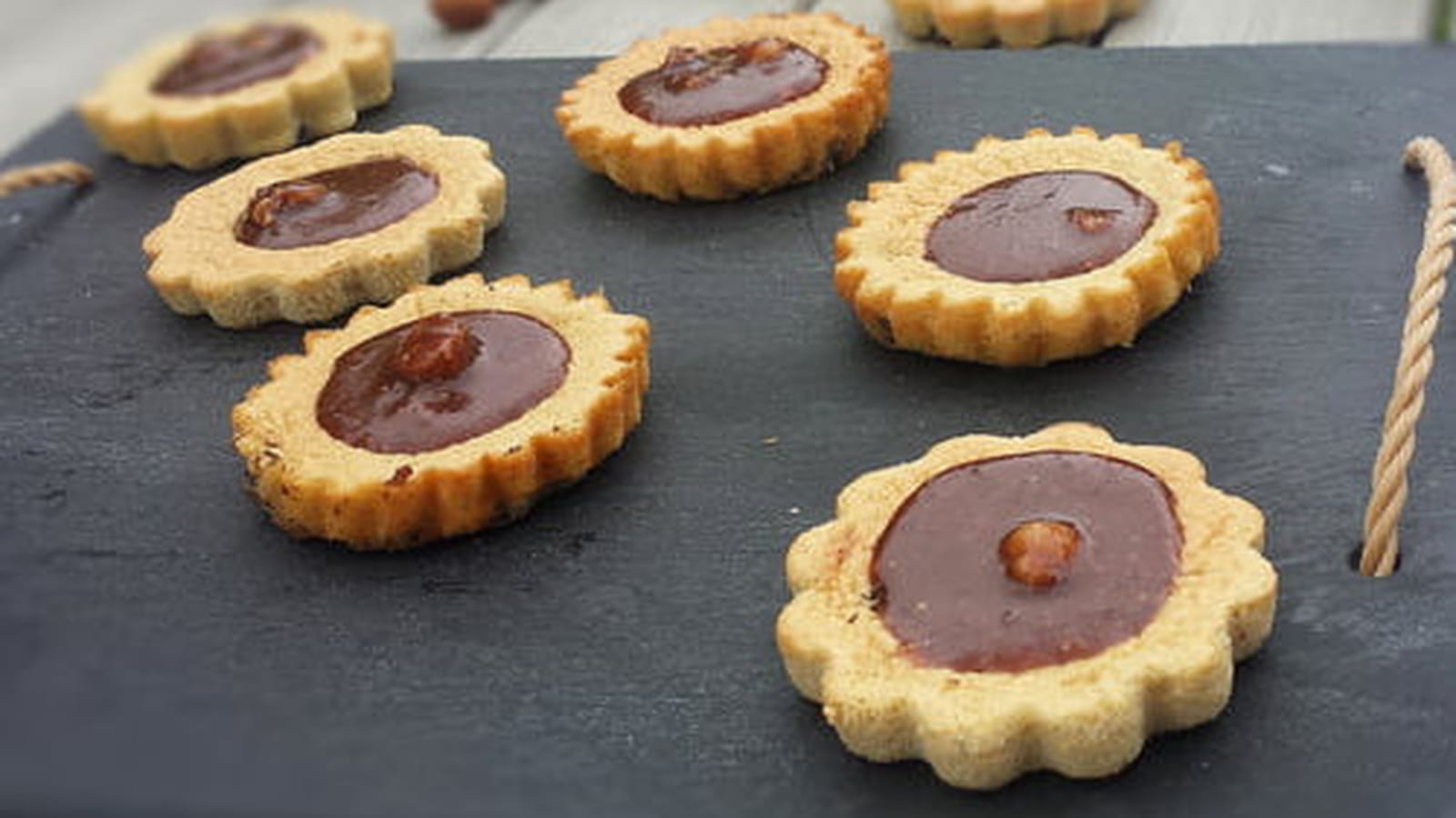 Tartelettes à la pâte à tartiner
