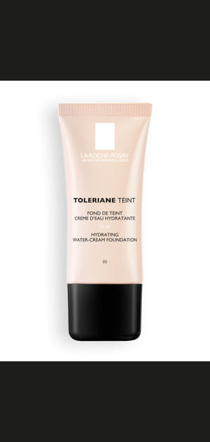 Le fond de teint cr&egrave;me hydratante Toleriane de La Roche-Posay