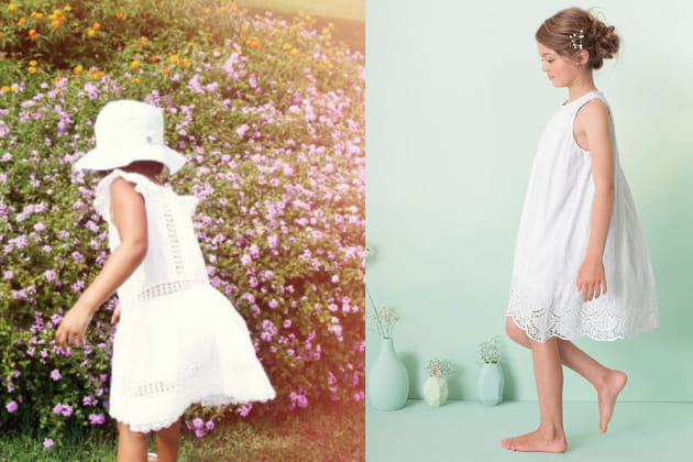 Une robe blanche pour la fille de Beyoncé