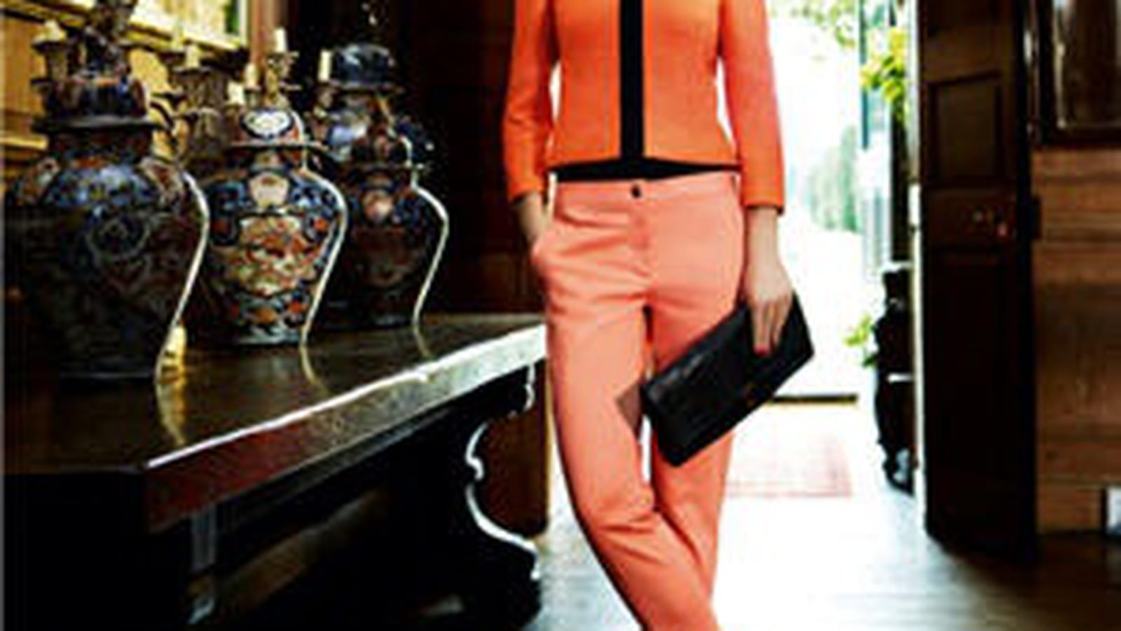 Pantalon orange de Ted Baker