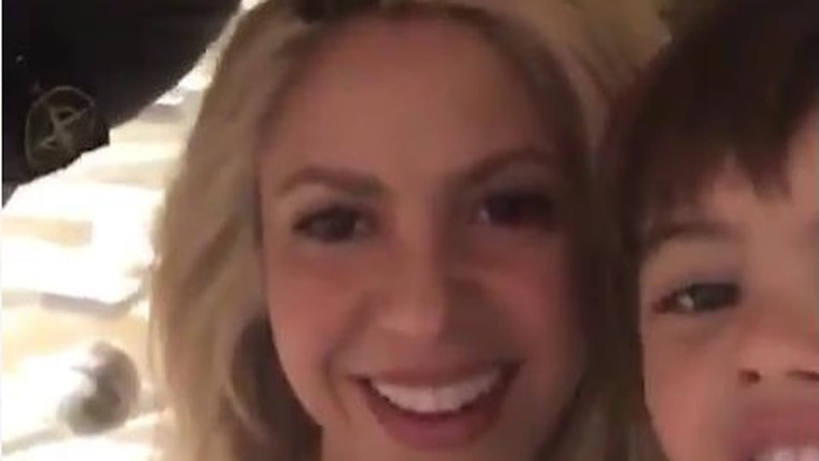 Shakira, Gérard Piqué et leurs enfants 