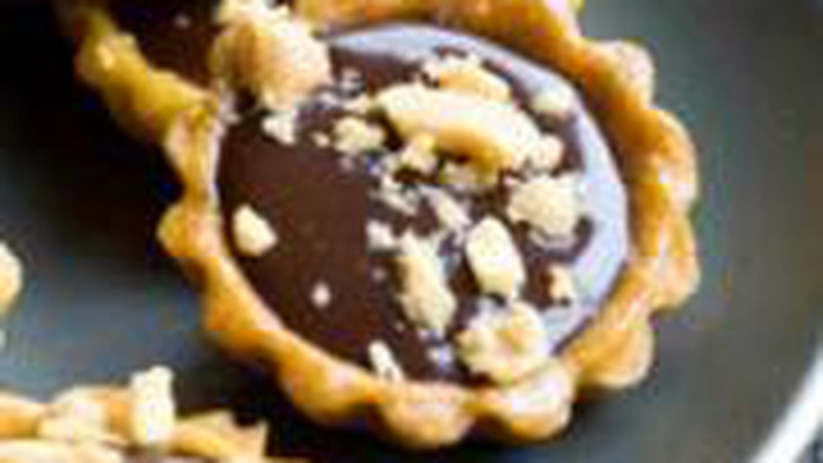 Tartelettes chocolat cacahuètes salées