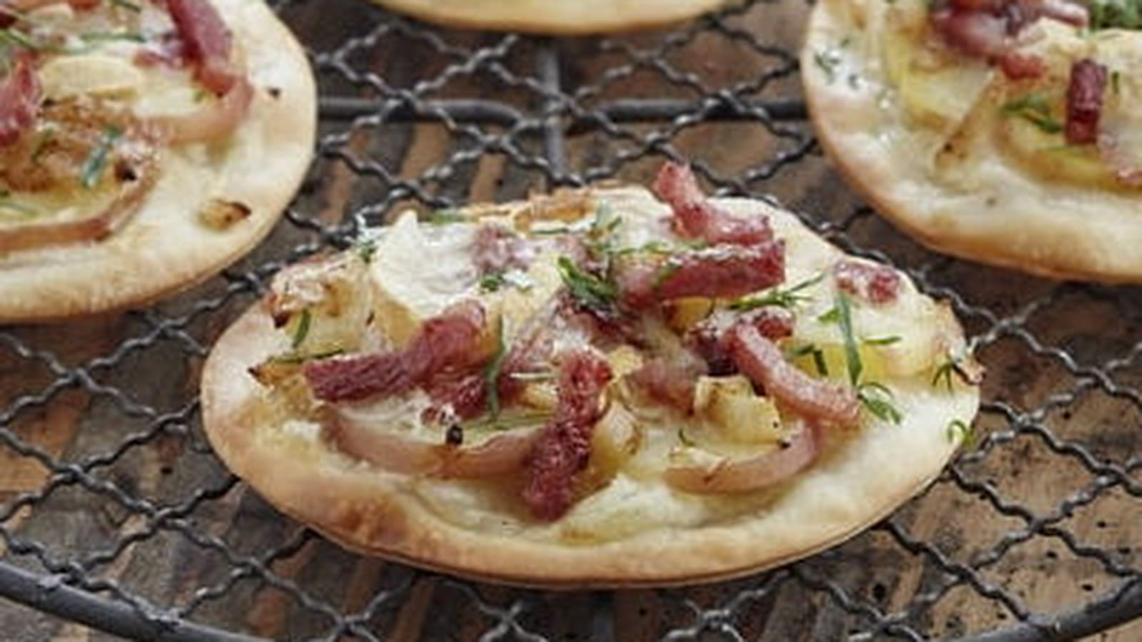 Mini pizzas savoyardes