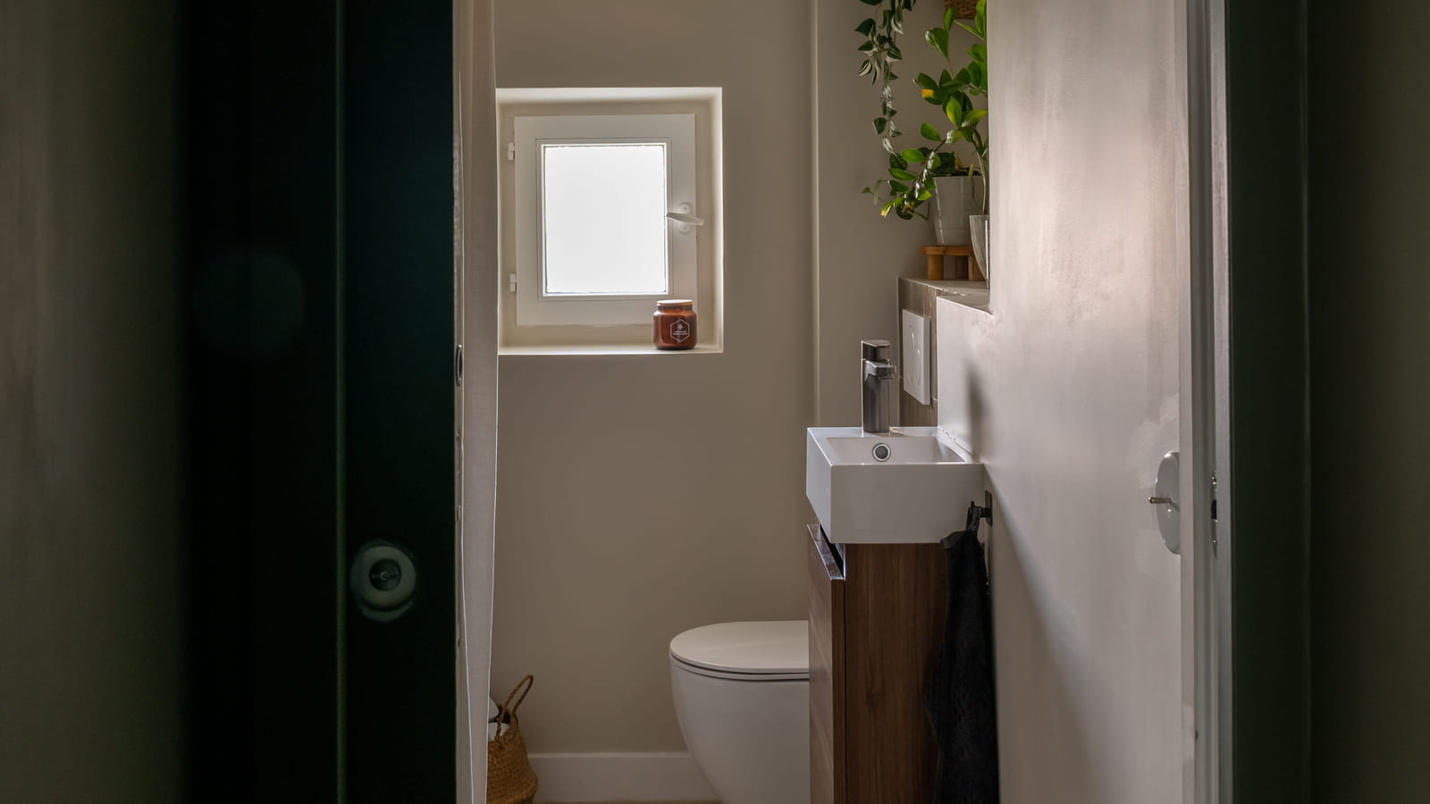 Cabinet de toilettes après