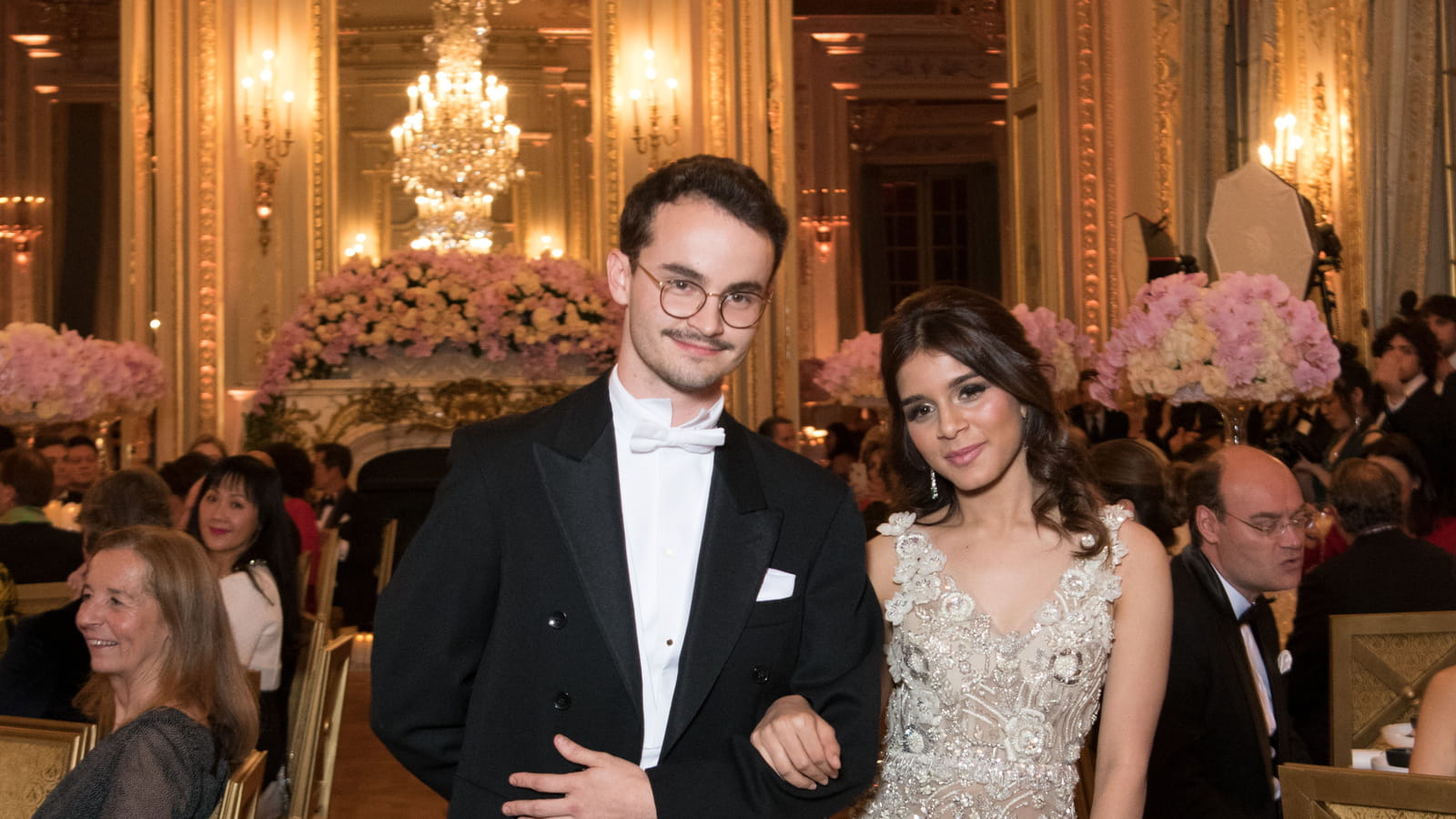 Shloka Birla et son cavalier SAS Prince Jean de Croÿ-Solre