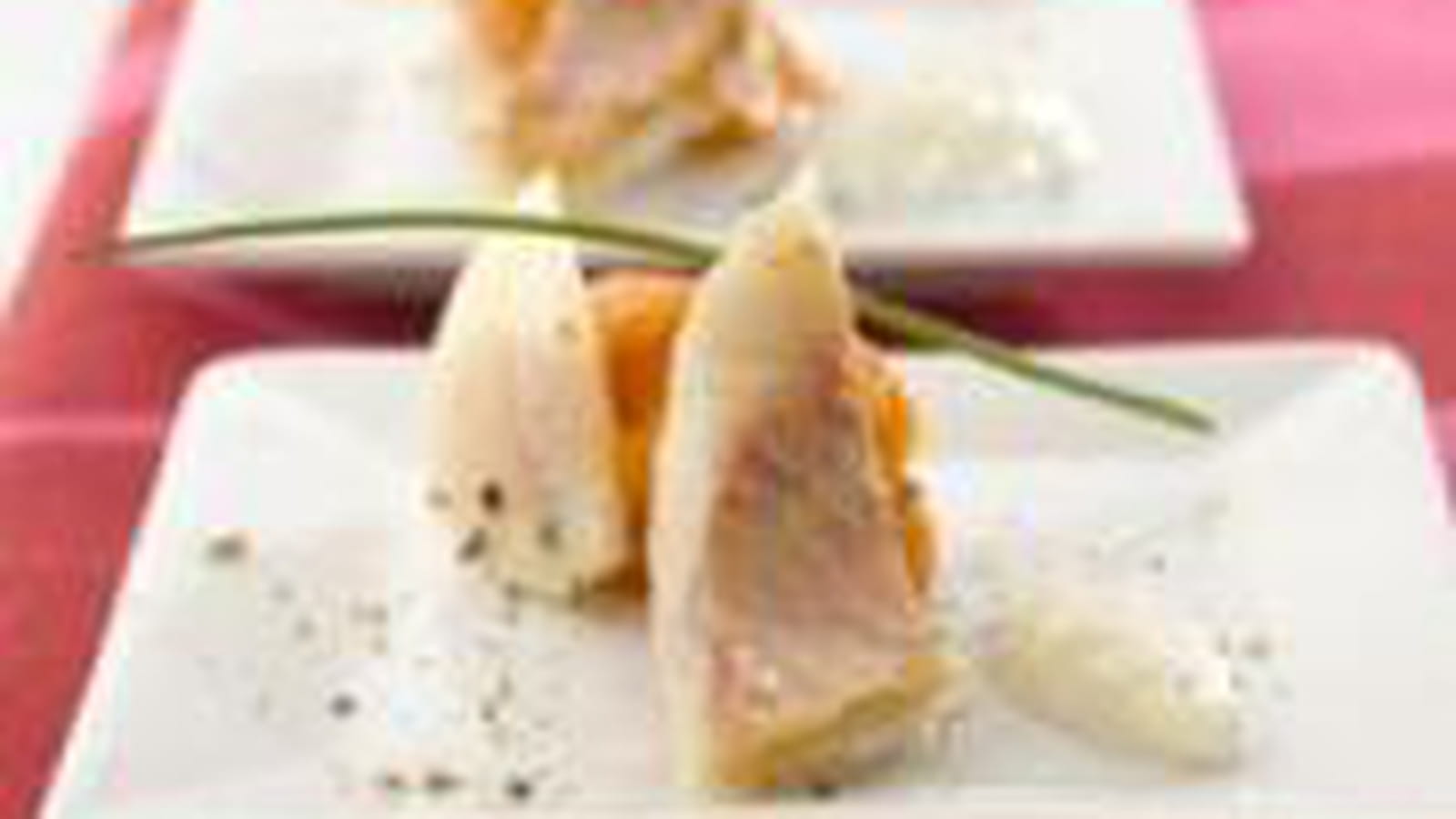 Rouget, patate douce