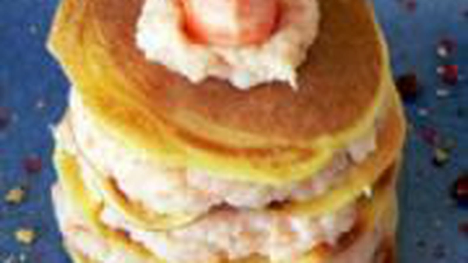 Mille-feuille à la mousse de crevettes