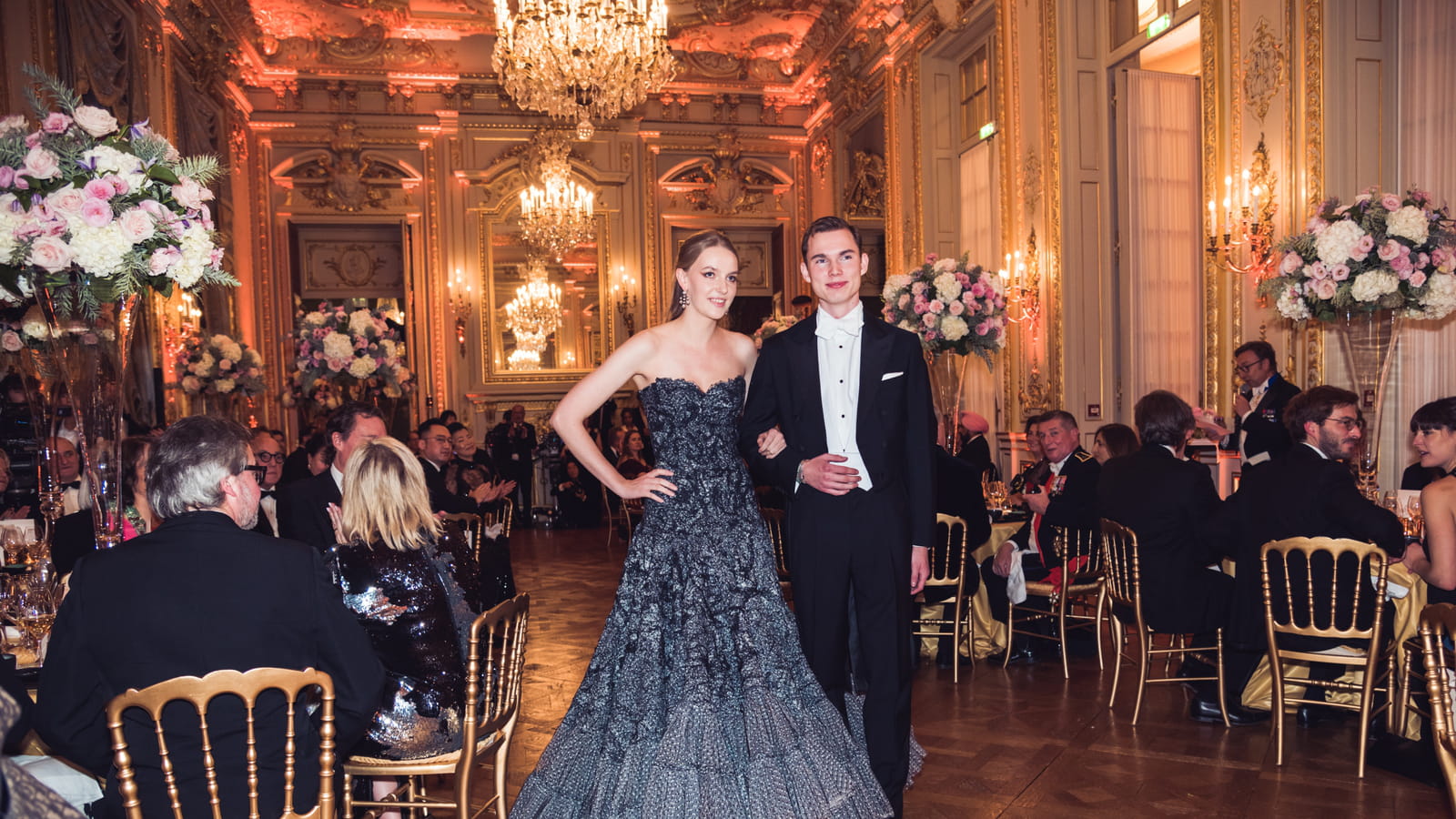 L'archiduchesse Sophia de Habsbourg Lorraine et le prince Leopold de Baden