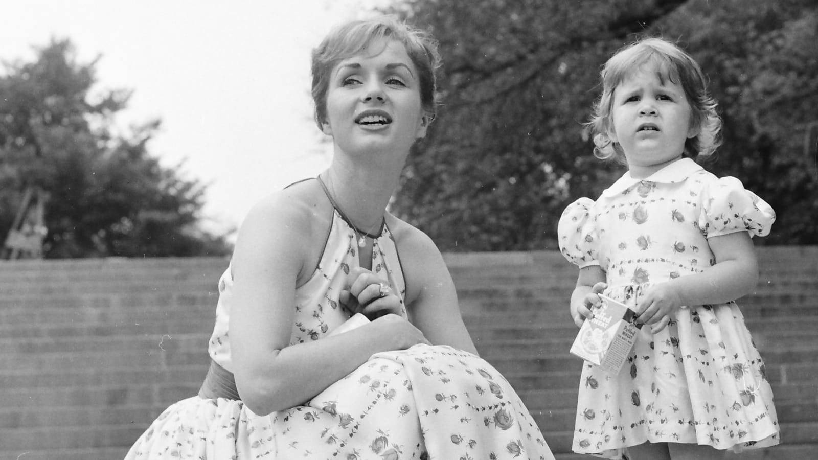 Avec sa fille, Carrie Fisher 