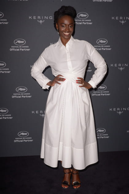 Aissa Maiga pour le d&icirc;ner Kering &agrave; Cannes