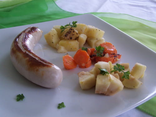 Boudin blanc aux trois saveurs