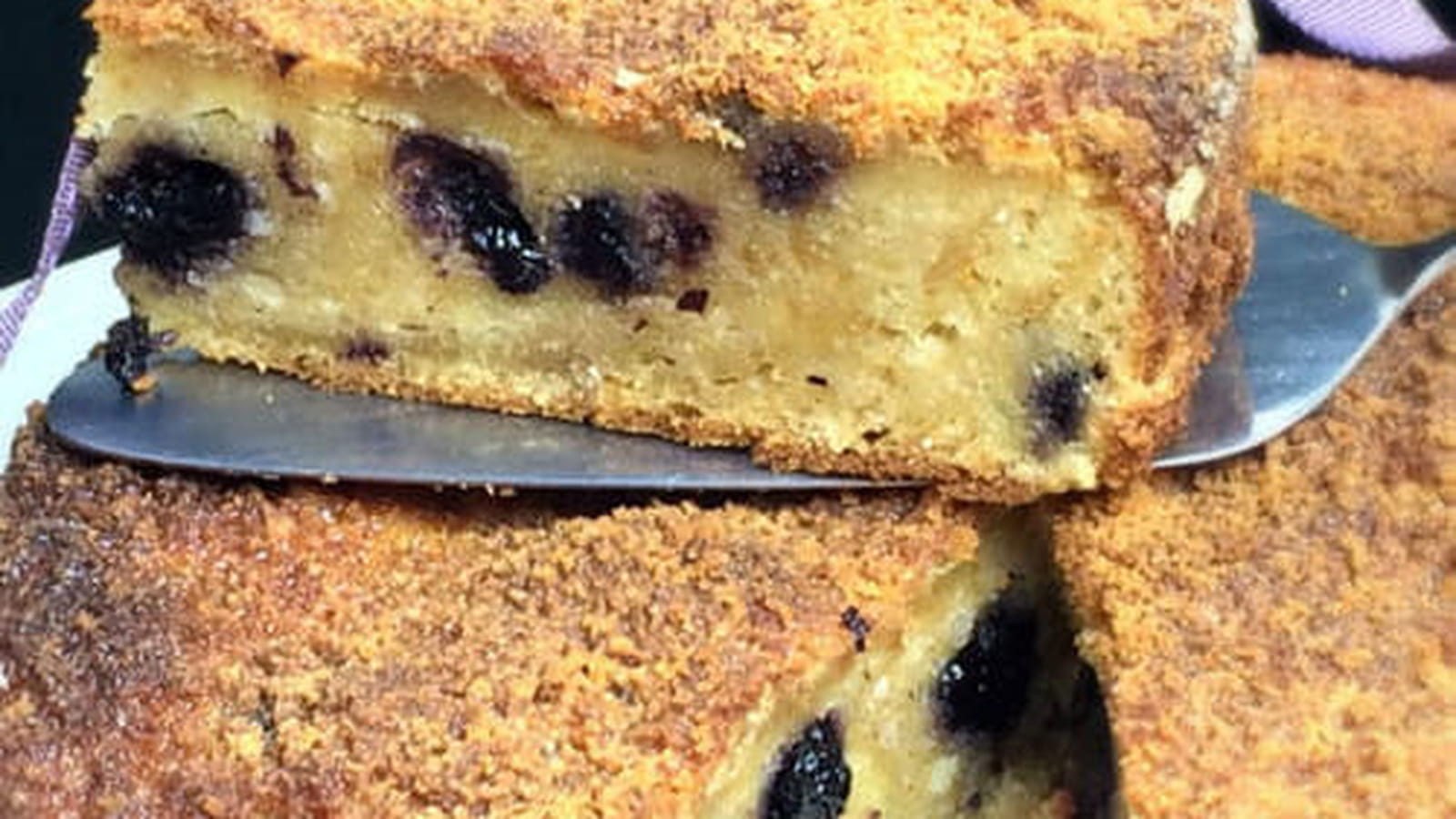 Mendiant aux madeleines et myrtilles