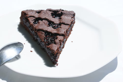 Tarte de Linz au chocolat et confiture de mûres
