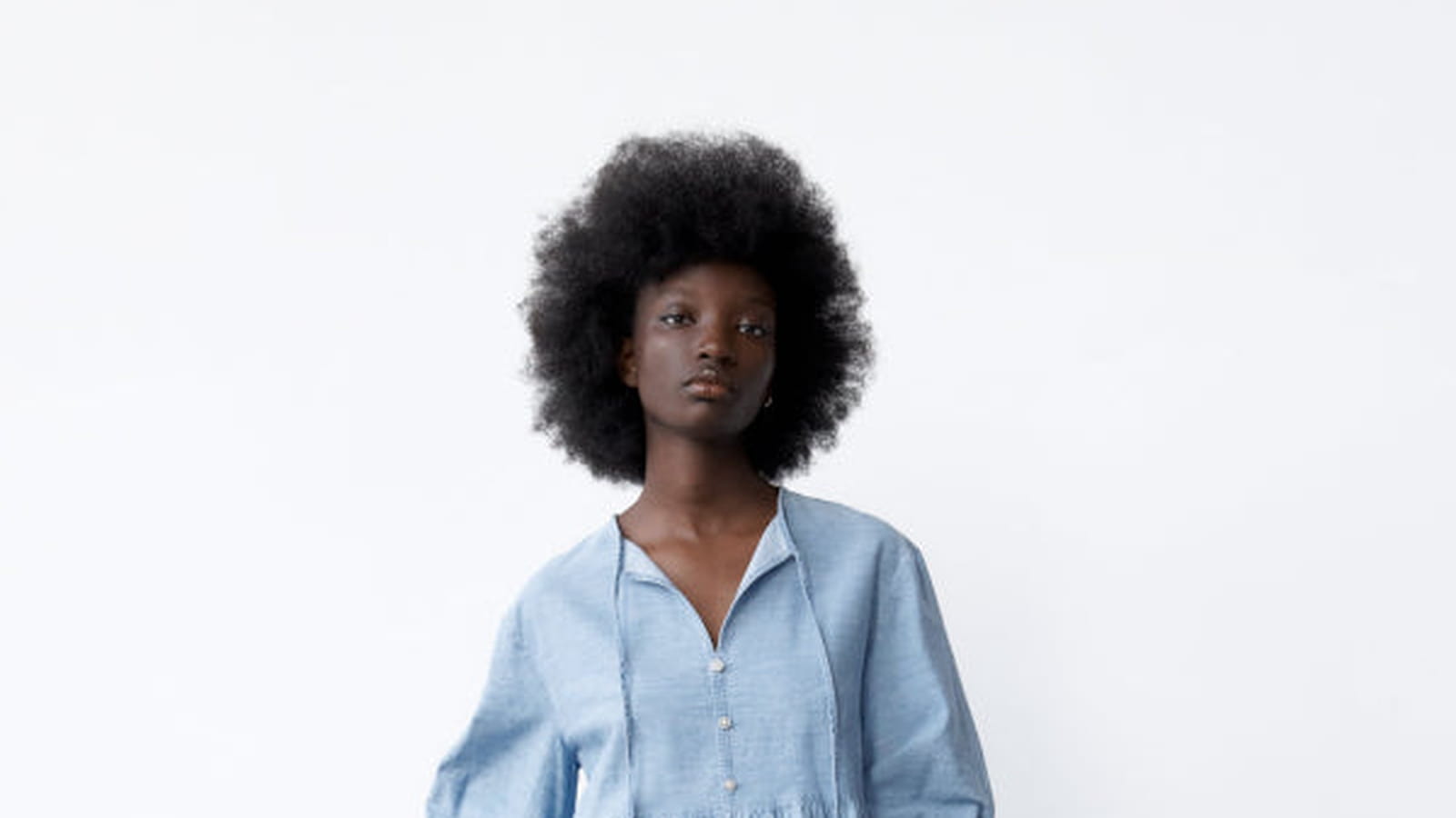 Robe en denim