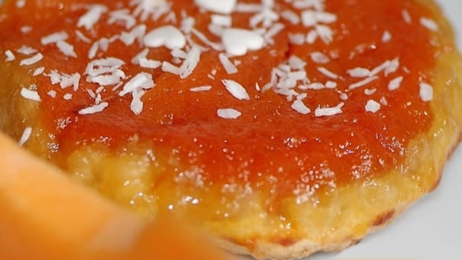Tartelette tatin melon et noix de coco