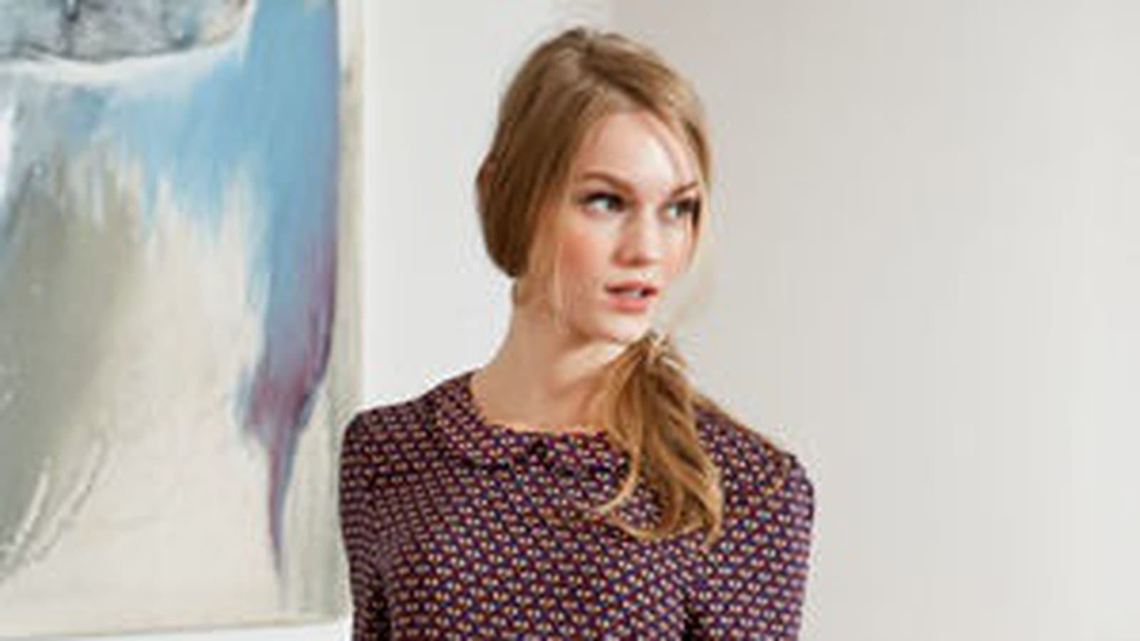 Robe imprimée de La Redoute