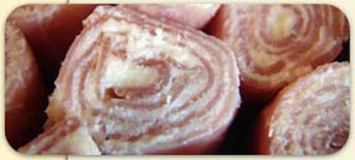 Rouleaux de jambon à la crème de raclette