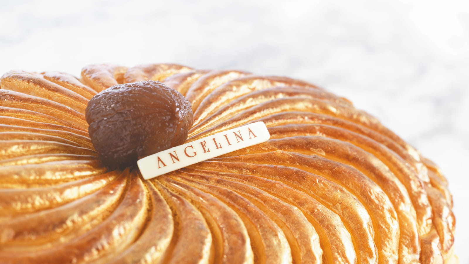 La galette des rois chocolat-marron de la Maison Angelina