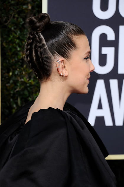 Les tresses coll&eacute;es de Millie Bobby Brown