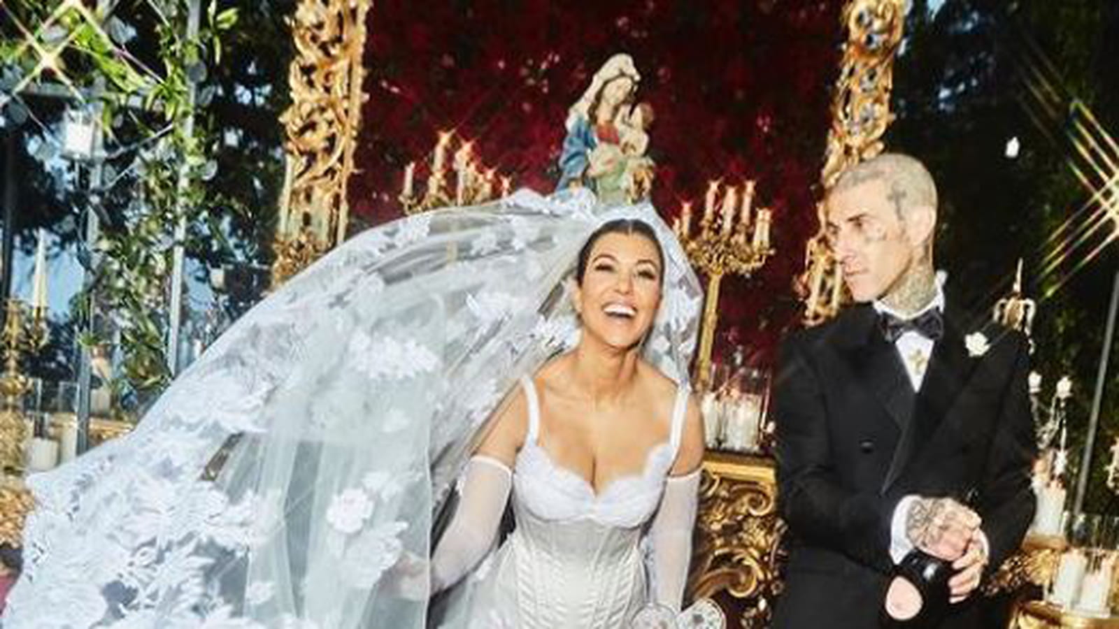 Kourtney Kardashian et Travis Barker