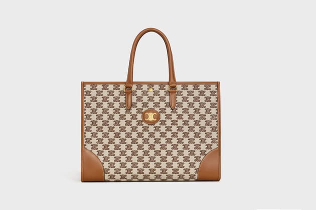 Cabas à logo brodé de Celine