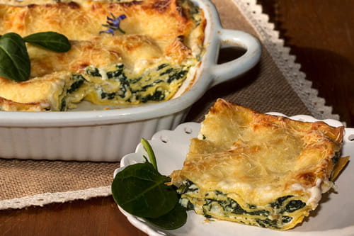 Lasagnes épinards et ricotta