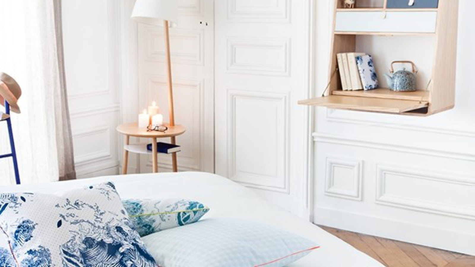 Blanc et bois blond