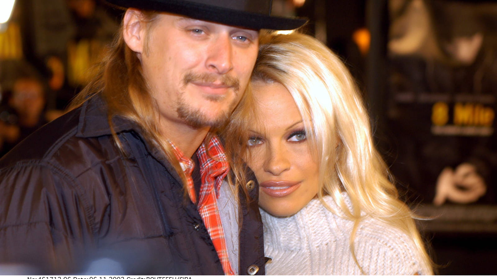 Pamela Anderson et Kid Rock 