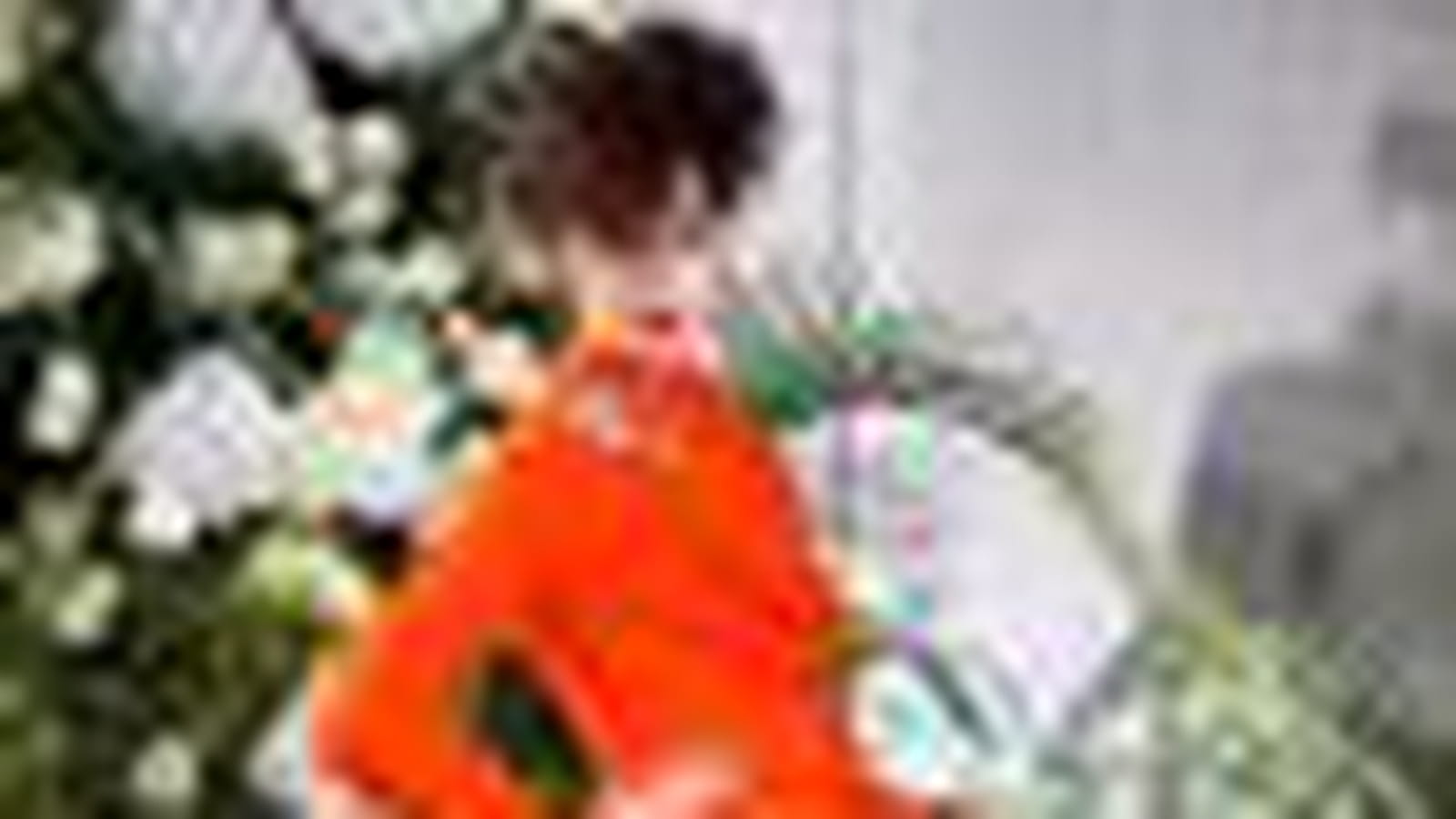 Robe orange sanguine