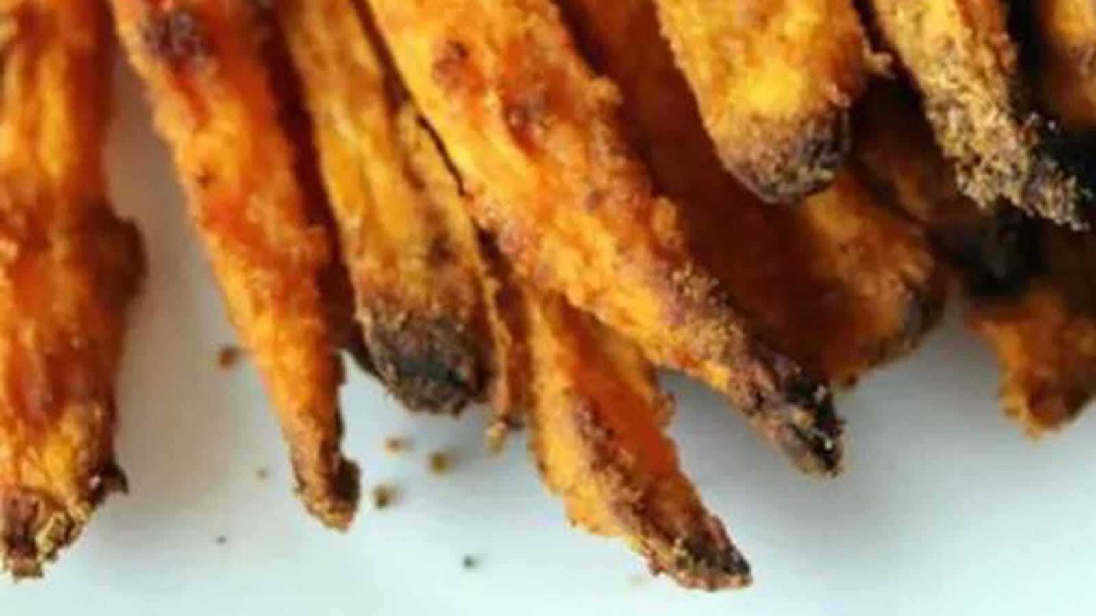 Frites de patates douces bien croustillantes