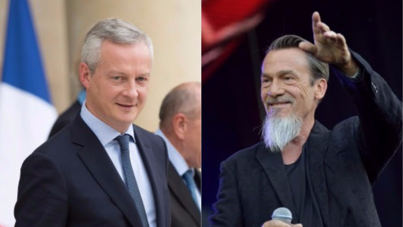 Bruno Le Maire et Florent Pagny