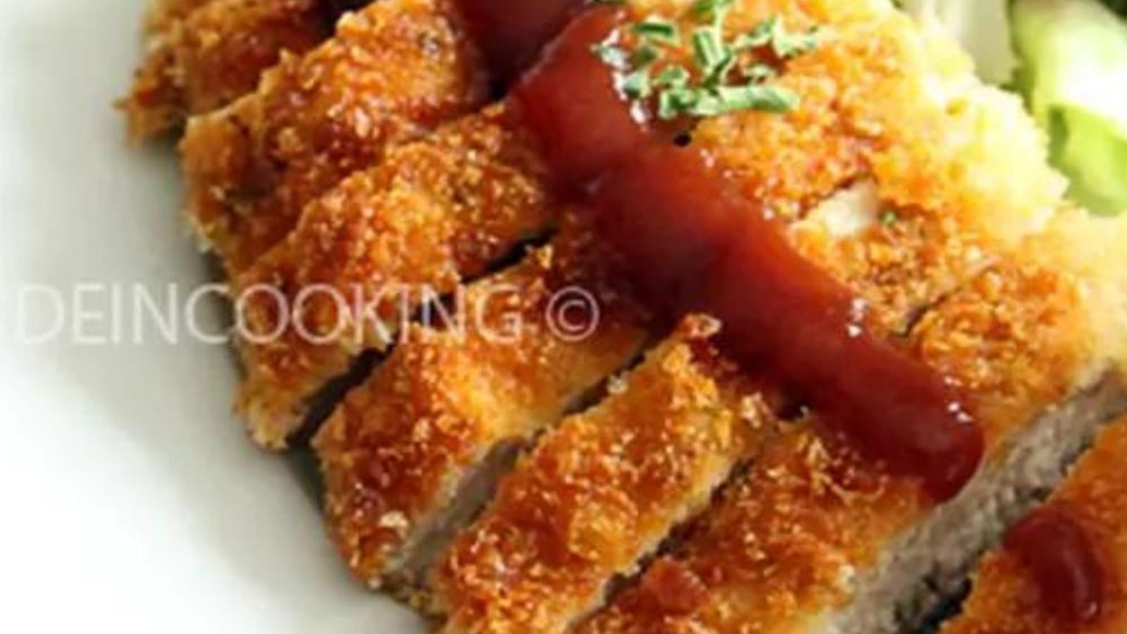 Poulet katsu, sauce tonkatsu