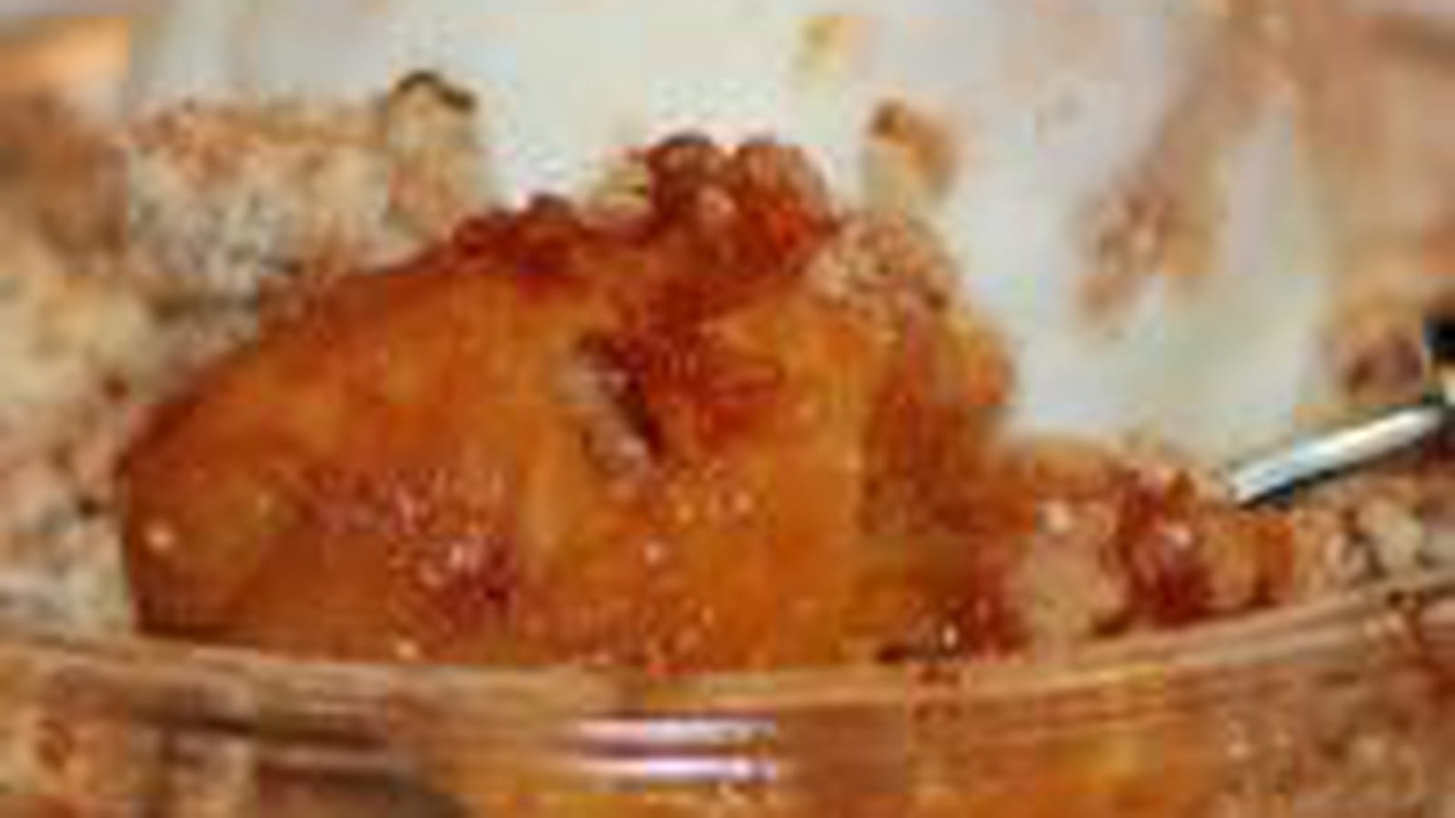 Crumble mandarines pain d'épices