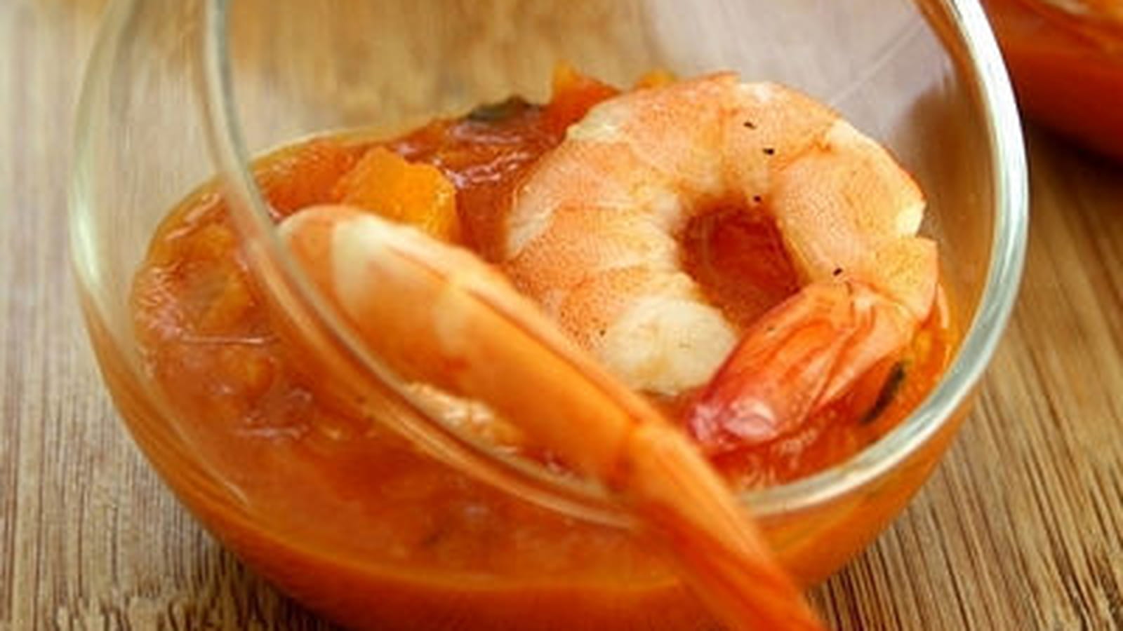 Rougail de crevettes apéritives